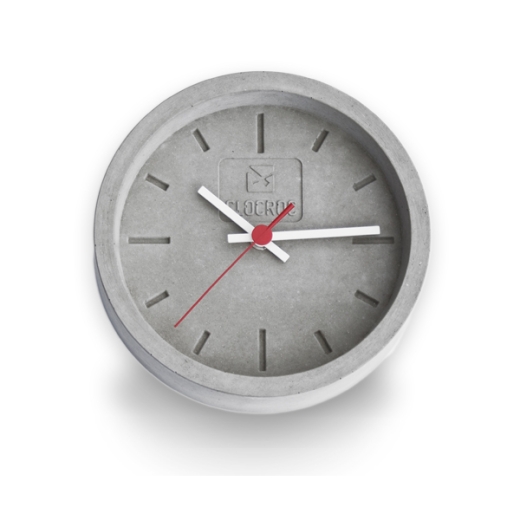 Wanduhr aus Beton